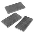 RO'MA NATURE - Bordure de jardin Ardoise Noire Vieillie 50x25x3 cm (lot de 30 bordures soit 15 mètres) - vignette