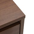 HAPPY GARDEN - Commode en bois foncé 3 tiroirs SARAH - vignette