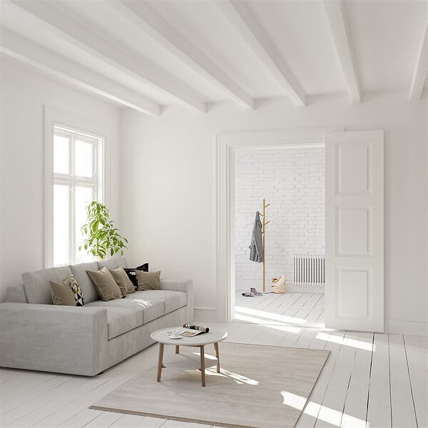 V33 PEINTURE - Peinture blanc Renovation finition satin - 5L - large