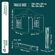 VOUNOT - Tonnelle de jardin renforcée 3x3m pliable Barnum avec 4 parois latérales et fenêtres vert - vignette