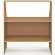 ID MARKET - Etagère sous pente 2 niveaux TOMI 100 x 50 x 70/110 cm bois façon hêtre - vignette