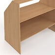 ID MARKET - Etagère sous pente 2 niveaux TOMI 100 x 50 x 70/110 cm bois façon hêtre - vignette
