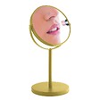 KIAMAMI VALENTINA - Miroir Grossissant Double Face 5X Finition Or Mat | Anna - vignette
