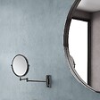 KIAMAMI VALENTINA - Miroir Grossissant Mural 3X Noir Mat | Gaia - vignette