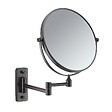 KIAMAMI VALENTINA - Miroir Grossissant Mural 3X Finition Gun Metal | Gaia - vignette