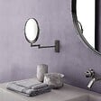 KIAMAMI VALENTINA - Miroir Grossissant Mural 3X Finition Gun Metal | Gaia - vignette