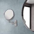 KIAMAMI VALENTINA - Miroir Grossissant Mural 3X Finition Brossée | Gaia - vignette