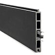 EASY CLOTURE - Kit clôture composite et aluminium sur platine L9m x H1m gris anthracite - vignette