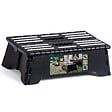 VOUNOT - Marchepied pliant antiderapant 39.5x24x13 cm plastique noir - vignette