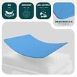 VOUNOT - Marche pied antiderapant salle de bain empilable 43x33x11cm PP EVA bleu - vignette
