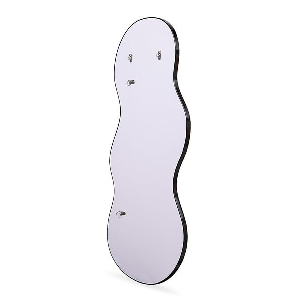 ID MARKET - Miroir organique contour noir 45 x 100 cm - large