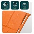 VOUNOT - Lot de 35 pcs Bordure de jardin imitation pierre facile a installer 5.35m terracotta - vignette
