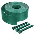 VOUNOT - Bordure de jardin PE haute flexible 10M avec piquets vert - vignette