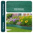 VOUNOT - Bordure de jardin PE haute flexible 10M avec piquets vert - vignette