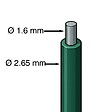 WERKAPRO - Grillage maille losange vert 25m Werka Pro 1 m - vignette