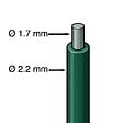 WERKAPRO - Grillage soudé vert  en rouleau de 10m 1,8 x 10m - vignette