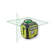 RYOBI - Laser 360° RYOBI RB360GLL vert portée 25 m - précision +/- 0,5 mm avec une pochette et 2 piles - vignette