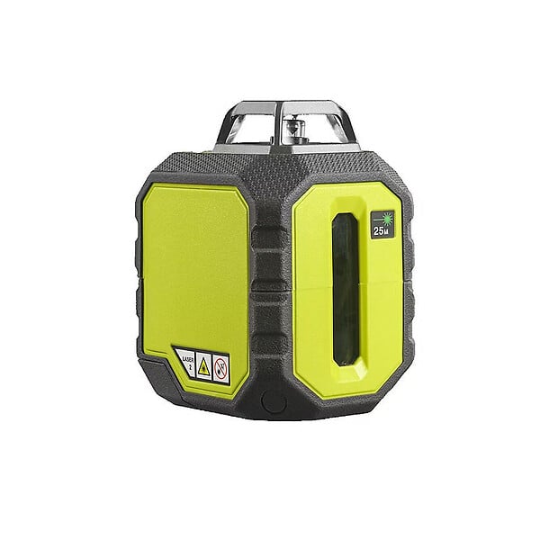 RYOBI - Laser 360° RYOBI RB360GLL vert portée 25 m - précision +/- 0,5 mm avec une pochette et 2 piles - large