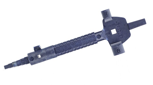 HERACLES - Clé de mesure universelle PVC bleu - HERACLES - 0-GAUGE - large