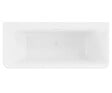 OTITEC - Baignoire ilot avec vidage - 150 x 75 cm - Blanc brillant avec bonde blanche - MIRABELLE - vignette