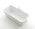 OTITEC - Baignoire ilot avec vidage - 150 x 75 cm - Blanc brillant avec bonde blanche - MIRABELLE - vignette