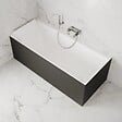SPALINA - Baignoire Ilot Quantum 170 gauche noire 170 x75 x58 cm, by SPALINA - vignette