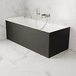 SPALINA - Baignoire Ilot Quantum 170 gauche noire 170 x75 x58 cm, by SPALINA - vignette