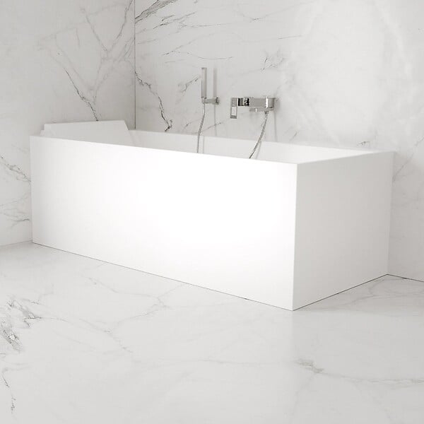 SPALINA - Baignoire Ilot Quantum 170 gauche blanche 170 x75 x58 cm, by SPALINA - large
