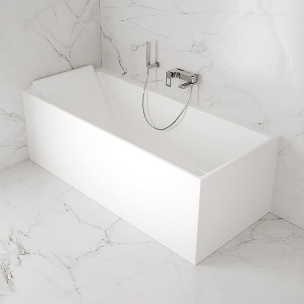 SPALINA - Baignoire Ilot Quantum 170 gauche blanche 170 x75 x58 cm, by SPALINA - large