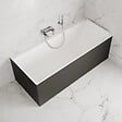 SPALINA - Baignoire Ilot Quantum 170 droite noire 170 x75 x58 cm, by SPALINA - vignette