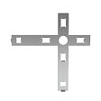 YEED - Clip de fixation d'angle pour plot autonivelant terrasse dalle - YEED (à l'unité) - vignette