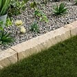 RO'MA NATURE - Bordure de jardin Grès Kandla Beige 50x8x8 cm (à l'unité) - vignette