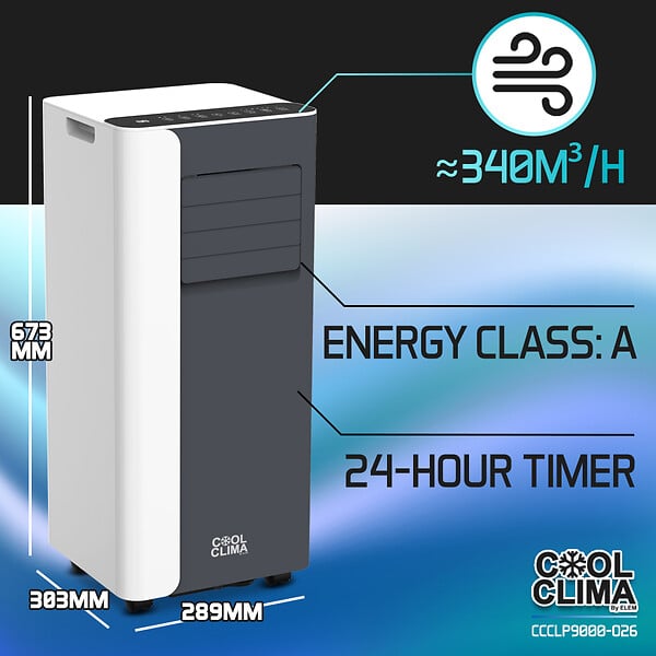 COOL CLIMA - CLIM MOBILE 9000BTU - COOL CLIMA - CCCLP9000-O26 - large