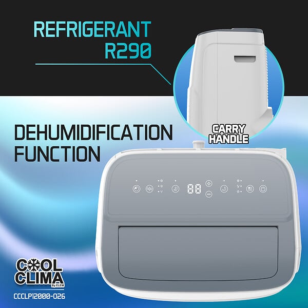 COOL CLIMA - CLIM MOBILE 12000BTU - COOL CLIMA - CCCLP12000-O26 - large