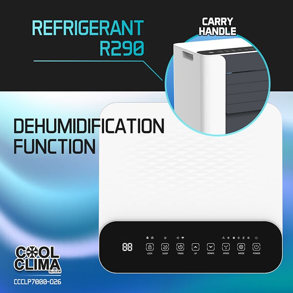 COOL CLIMA - CLIM MOBILE 7000BTU - COOL CLIMA - CCCLP7000-O26 - large