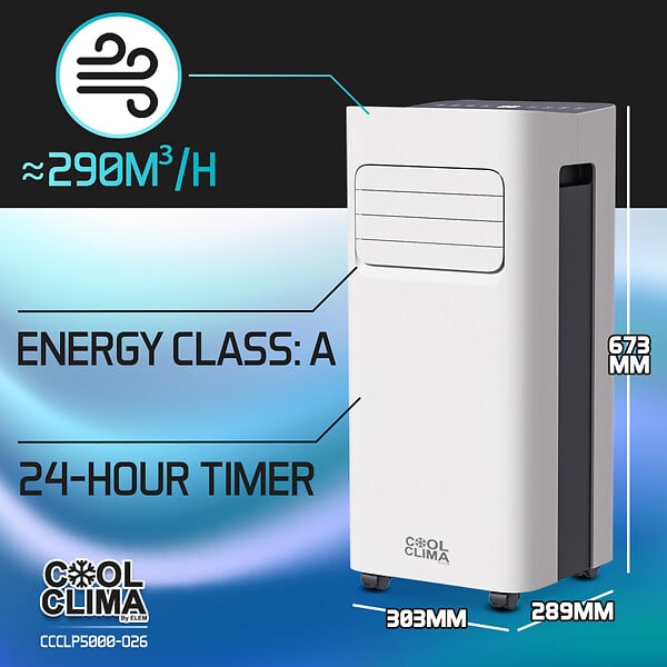 COOL CLIMA - CLIM MOBILE 5000BTU - COOL CLIMA - CCCLP5000-O26 - large