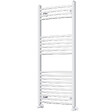 OTITEC - Sèche-serviettes électrique – 120 x 50 cm – Blanc – 300W - Avec thermostat connecté - ELEGANT - vignette