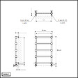 OTITEC - Sèche-serviettes électrique - Avec thermostat connecté - WEMA - 50 x 53 cm - Blanc - 500W - vignette