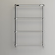 OTITEC - Sèche-serviettes électrique - Avec thermostat connecté - NEBULA - 74 x 53 cm - Chrome - 500W - vignette