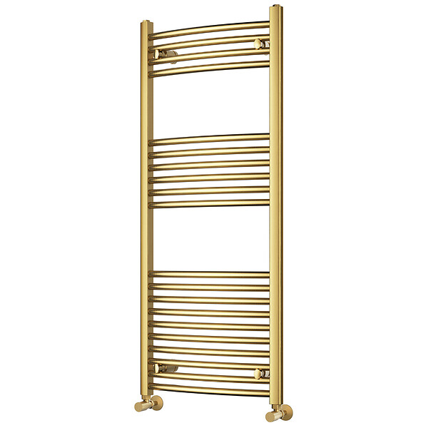 OTITEC - Sèche-serviettes électrique – 100 x 50 cm – Doré - 400W - Avec thermostat connecté - ELEGANT - large
