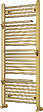 OTITEC - Sèche-serviettes électrique – 120 x 50 cm – Doré – 600W - Avec thermostat connecté - SUDO - vignette