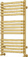 OTITEC - Sèche-serviettes électrique – 124 x 50 cm – Doré – 800W - Avec thermostat connecté - CHARLI - vignette