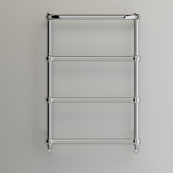 OTITEC - Sèche-serviettes électrique - Avec thermostat connecté - NEBULA - 74 x 53 cm - Chrome - 600W - large