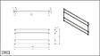 OTITEC - Sèche-serviettes électrique - Avec thermostat connecté - WAME - 120 x 53 cm - Blanc - 500W - vignette