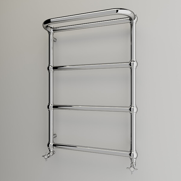 OTITEC - Sèche-serviettes électrique - Avec thermostat connecté - NEBULA - 97 x 53 cm - Chrome - 500W - large