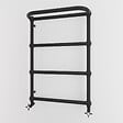 OTITEC - Sèche-serviettes électrique - Avec thermostat connecté - NEBULA - 120 x 53 cm - Noir - 700W - vignette