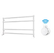 OTITEC - Sèche-serviettes électrique - Avec thermostat connecté - WAME - 100 x 53 cm - Blanc - 500W - vignette