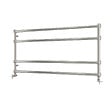 OTITEC - Sèche-serviettes électrique - Avec thermostat connecté - WAME - 120 x 53 cm - Inox Brossé - 600W - vignette