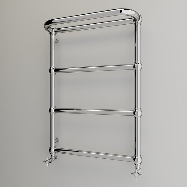 OTITEC - Sèche-serviettes électrique - Avec thermostat connecté - NEBULA - 97 x 53 cm - Chrome - 800W - large