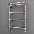 OTITEC - Sèche-serviettes électrique - Avec thermostat connecté - NEBULA - 97 x 53 cm - Inox Brossé - 500W - vignette